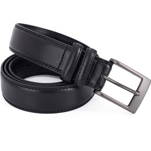 Nuevo cinturón de cuero personalizado para hombre con hebilla sólida, cinturones de cuero suave con hebilla para hombre - Product Image 3