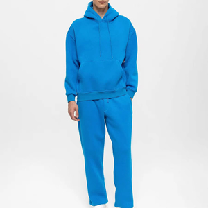 เสื้อผ้าสตรีทแวร์แบบ OEM ODM ผลิตตามสั่ง ผ้าฝ้ายฟลีซ 100% ชุดวอร์มฤดูหนาวคุณภาพสูง ทรงพอดีตัว ผลิตโดยโรงงาน - Product Image 1