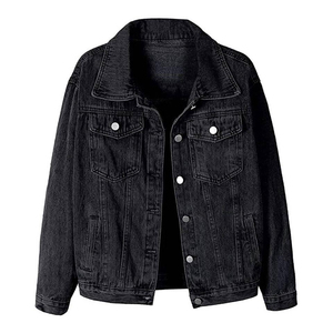 Veste en jean décontractée pour homme, style quotidien, confortable, respirante, en coton, avec logo personnalisé, style OEM, vente en gros - Product Image 2