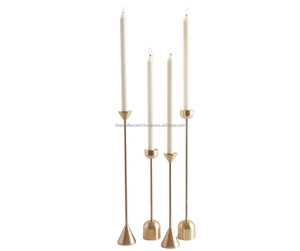 Wholesale Modern Aluminium Candle Stick <b>Holder</b> Handmade <b>Gold</b> Metal candle <b>Holder</b> for Home & Garden Decoration Candle <b>Holders</b> - Product Image 1