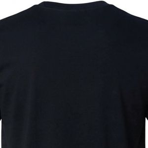 T-shirt noir pour homme, col rond, manches courtes, coton doux, décontracté, basique, léger, respirant, pour l'été, à porter tous les jours, personnalisable - Product Image 5