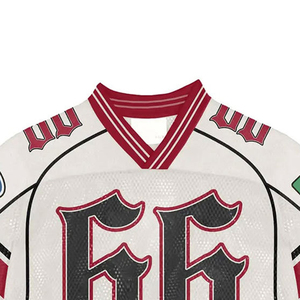 Camisetas de Moda Personalizadas Estilo Retro Americano para Fanáticos del Fútbol Americano, Camisetas Cortas de Malla de Alta Calidad - Product Image 4