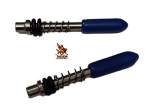 Jewelry Diamond Pneumatic 4 facet Diamond Dull Point Hammering Pin <b>Tool</b> for Gold Silver - Product Image 5