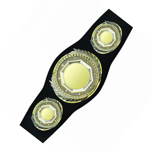 Direct <b>Wrestling</b> <b>Belt</b> Dual Plated Gold and Silver Championship <b>Belt</b> Custom Branding Bulk Sports Awards - Product Image 3