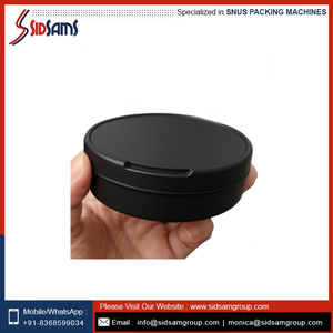 Boîtes à snus rondes vides, contenants en plastique réutilisables avec couvercle hermétique pour le stockage et l'emballage de petits objets dans des cartons automatiques - Product Image 2