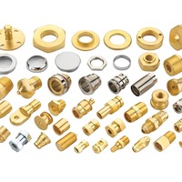 Composants tournés en laiton CNC de haute précision, pièces industrielles usinées sur mesure, durables et offrant une résistance supérieure à la corrosion pour