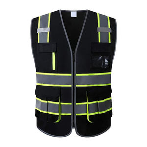 เสื้อกั๊กนิรภัยแบบมีไฟ LED กันน้ำ ANSI Class 1 ระบายอากาศได้ดี ไซส์ใหญ่ ราคาประหยัด สำหรับผู้ชาย รับทำโลโก้ตามสั่ง บริการ OEM - Product Image 4