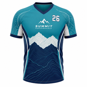 Maillot de baseball sublimé pour homme Summit Performance, t-shirt de sport en polyester à séchage rapide, UPF 50, taille M - Product Image 1