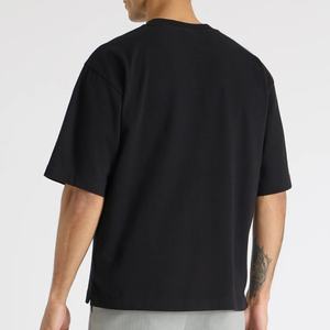 เสื้อยืดผู้ชายแบบลำลองทรงบ็อกซี่ ผ้าฝ้าย 100% ราคาสุดคุ้ม รุ่นใหม่ล่าสุด รับตัดไซส์ตามสั่ง เหมาะสำหรับใส่เที่ยวเล่น - Product Image 2