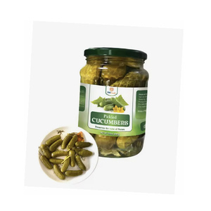 Offre Spéciale Usine Vietnamienne : Cornichons Marinés Savoureux de Qualité Supérieure en Saumure, Conditionnés en Bocal Mason de 720ml - Product Image 1