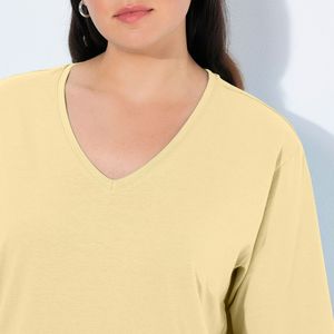 Camiseta de Lujo Personalizada al por Mayor para Mujer, 100% Algodón, Gruesa y de Color Sólido, con Bordado Personalizado de Gran Tamaño para Fitness - Product Image 2