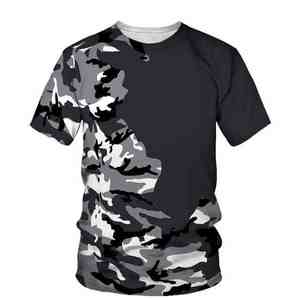 T-shirts vierges 100 % polyester pour sublimation, personnalisables avec logo, t-shirts unis pour hommes - Product Image 1
