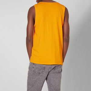 Camiseta Deportiva sin Mangas JAMEKA SPORTS para Hombre, Color Sólido, 100% Fibra de Bambú, Secado Rápido, Cuello Alto - Product Image 3