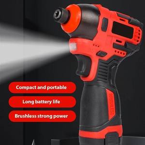 Destornillador <span class=keywords><strong>de</strong></span> impacto eléctrico sin escobillas <span class=keywords><strong>de</strong></span> 16,8 V alimentado por <span class=keywords><strong>batería</strong></span> <span class=keywords><strong>de</strong></span> litio <span class=keywords><strong>de</strong></span> mano 280 Nm destornillador <span class=keywords><strong>de</strong></span> taladro <span class=keywords><strong>de</strong></span> servicio pesado multiusos - Product Image 5