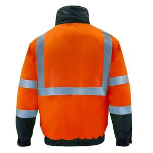 Vêtements de travail haute visibilité personnalisés, veste réfléchissante, tissu respirant, veste de sécurité pour les travailleurs du bâtiment - Product Image 4