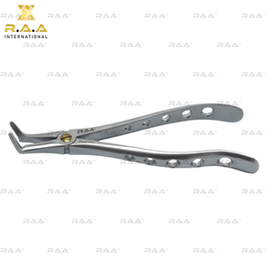 R.A.A. INTERNATIONAL RAA-281 Pince d'extraction 845 à revêtement diamanté pour incisives supérieures et canin, instrument de chirurgie dentaire orale CE - Product Image 2