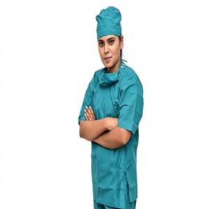 Uniformes Médicos Personalizados con Logotipo, de Buena Calidad y Gran Venta, 100% Algodón, Conjuntos de Uniformes para Personal de Hospital para Mujer - Product Image 5