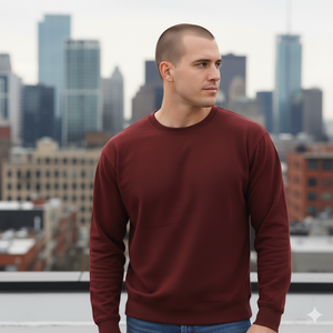 Sudadera de Mezcla de Algodón, 12 Colores Disponibles, Gramaje Pesado 260-280, Estilo Casual Ecológico, Diseño Sólido Personalizable Digitalmente - Product Image 3