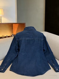Chemise décontractée unisexe à manches longues et boutonnée, respirante, écologique, toutes saisons, fournisseur OEM - Product Image 4