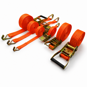 Sangle à cliquet en polyester haute ténacité, résistante, avec longueur personnalisée pour le transport maritime, sangle résistante aux UV - Product Image 1