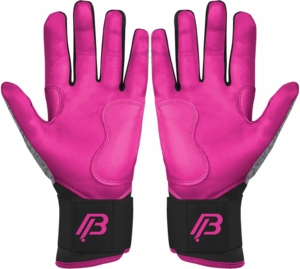 Gants de frappe pour softball et baseball BULKBEAR INTERNATIONAL en gros, avec une forte adhérence, tissu respirant, fermeture auto-agrippante, confortables - Product Image 2