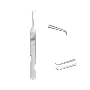 แหนบต่อขนตา DANTRIC IMPLANTS ผลิตจากสแตนเลสสตีลคุณภาพสูง ดีไซน์ตามหลักสรีรศาสตร์ ขนาด 10 มม. ปลายเรียบสำหรับต่อขนตาปลอม - Product Image 3