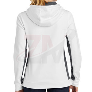 Sweat à capuche pour femme avec impression de logo personnalisé, vêtements d'hiver, couleur unie, produit tendance, sweats à capuche pour femme en MOQ faible, service OEM - Product Image 2
