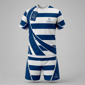 Uniforme de rugby premium con tela transpirable, control de humedad, ajuste atlético, costuras duraderas y personalización completa para clubes. - Product Image 6