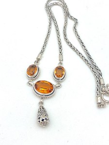 Collar de Citrino Bali, Joyería Artesanal con Piedras Preciosas, Elegante Regalo para Mujer, Proveedor Mayorista - Product Image 2