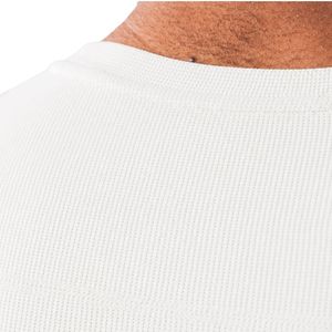 Camiseta Deportiva de Compresión Blanca Brillante para Hombre, Ligera, de Alto Rendimiento, para Entrenamiento Atlético, Fitness, Serigrafiada, Lisa, Informal - Product Image 4