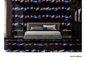 Carreaux de porcelaine noir doré brillant 600x1200cm, surface lisse, pour murs et sols intérieurs décoratifs (S) - Product Image 3