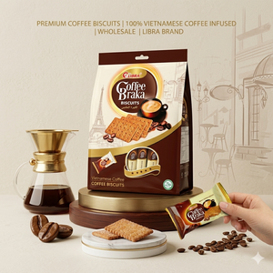 บราคา คอฟฟี่ สปาร์ค ครั้นช์ – ขนมขบเคี้ยวกรอบอร่อยสำหรับคนรักกาแฟ - คอกเกอร์แครกเกอร์ 210 กรัม ผลิตโดยโรงงาน ODM เวียดนาม - Product Image 1