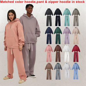 Conjuntos Deportivos para Mujer, Transpirables, de Invierno, de Algodón, Dos Piezas, Sudadera con Capucha y Pantalones de Cintura Alta, Ropa Casual Urbana, Fabricante OEM - Product Image 6