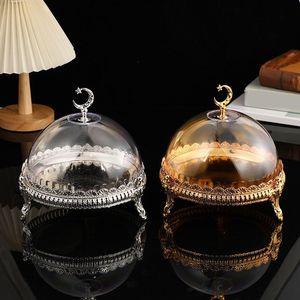 ถาดเสิร์ฟลายพระจันทร์และดวงดาว ชุดถาดอาหารสำหรับรอมฎอน ถาดของขวัญวันอีด ถาดใส่ขนมอินทผลัมพร้อมฝาปิด ถาดใส่ผลไม้อบแห้งพร้อมฝาปิด ชุดชามเสิร์ฟพร้อมฐาน - Product Image 4