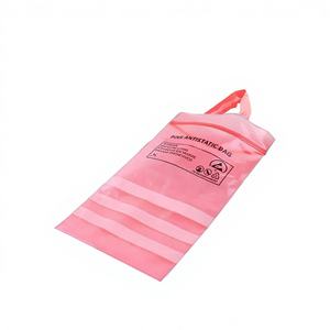 ถุงซิปล็อค LDPE ป้องกันไฟฟ้าสถิตย์ พิมพ์กราเวียร์ สำหรับบรรจุภัณฑ์อุปกรณ์อิเล็กทรอนิกส์อย่างปลอดภัย - Product Image 1