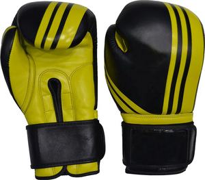 Guantes de boxeo profesionales de fábrica personalizados para hombre Material de cuero PU Característica impermeable - Product Image 1