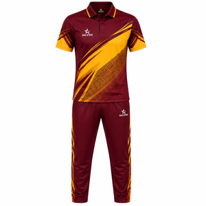 Uniforme de Cricket Personalizado, Jersey y Pantalones Sublimados |   Fabricante de Uniformes de Cricket OEM, Tela Transpirable - Product Image 1