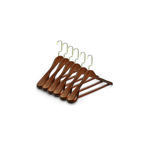 High-Grade Wood Clothes <b>Hangers</b> Non-Slip Wide Shoulder Clothes <b>Hanger</b> New Design For Your Bedroom Wardrobe Accessories - Product Image 1
