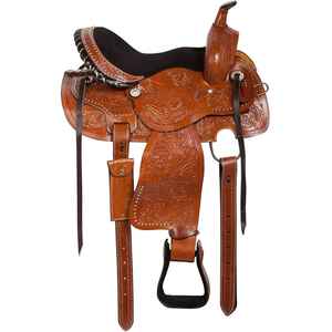 Silla de Montar de Cuero para Caballo de Estilo Western Pleasure Trail |   Silla de Montar Vaquera Hecha a Mano |   Color y Diseño Personalizados |   Equipo de Equitación Resistente - Product Image 1