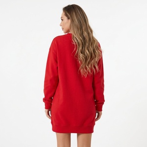 Robe Sweatshirt Femme Personnalisée à Manches Longues en Coton Premium, Coupe Oversize, Style Urbain Décontracté, Fabricant Grossiste - Product Image 6