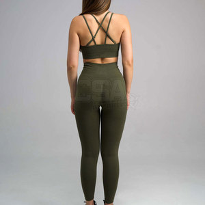 Conjunto de Compresión para Mujer, Tejido Elástico de Soporte, Ropa Deportiva para Gimnasio, Entrenamiento, Fitness, Running - Product Image 5