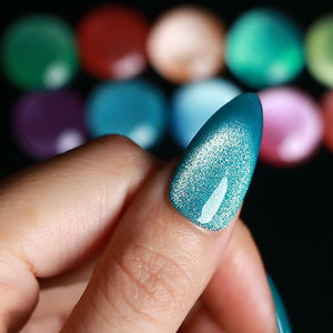 เจลทาตาประดับเพชรรูปแมวเจลทาตาทำจากเพชรรูปพระจันทร์และผ้าไหม - Product Image 3