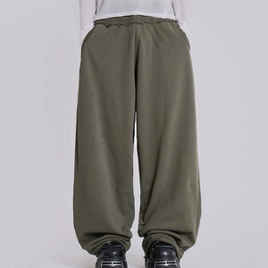Pantalon large rayé pour homme avec cordon de serrage, plissé, coupe décontractée, style vintage, décontracté - Product Image 6