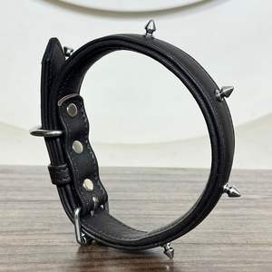 Expo de Marzo 2026: Collar para Perro de Cuero Vacuno Genuino, Duradero, al por Mayor, Moderno, Colorido, Cómodo, Ideal para Boutiques de Mascotas - Product Image 4