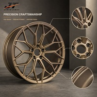 Jantes forgées en aluminium 6061-T6 bronze mat, design Y Mesh à 10 branches, 20-22 pouces, 5x112/114.3/120, pour Audi RS et M Performance