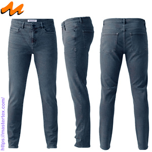 Pantalon décontracté slim pour homme, couleur unie, coupe droite, taille mi-haute, en Spandex/Coton, protection UV, respirant, pour usage quotidien, vêtement d'hiver - Product Image 4
