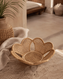 Eco Friendly Rattan <b>Tray</b> Handmade Woven <b>Round</b> <b>Serving</b> <b>Tray</b> Natural Boho Table Decor Home Restaurant Wholesale B2B Factory Direct - Product Image 4