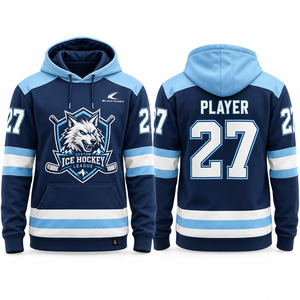 Camisetas Personalizadas para Equipos de Hockey sobre Hielo, Números y Nombres en Twill, Impresión Digital Transpirable, 100% Poliéster, Uniformes de Hockey de Secado Rápido para Clubes - Product Image 1
