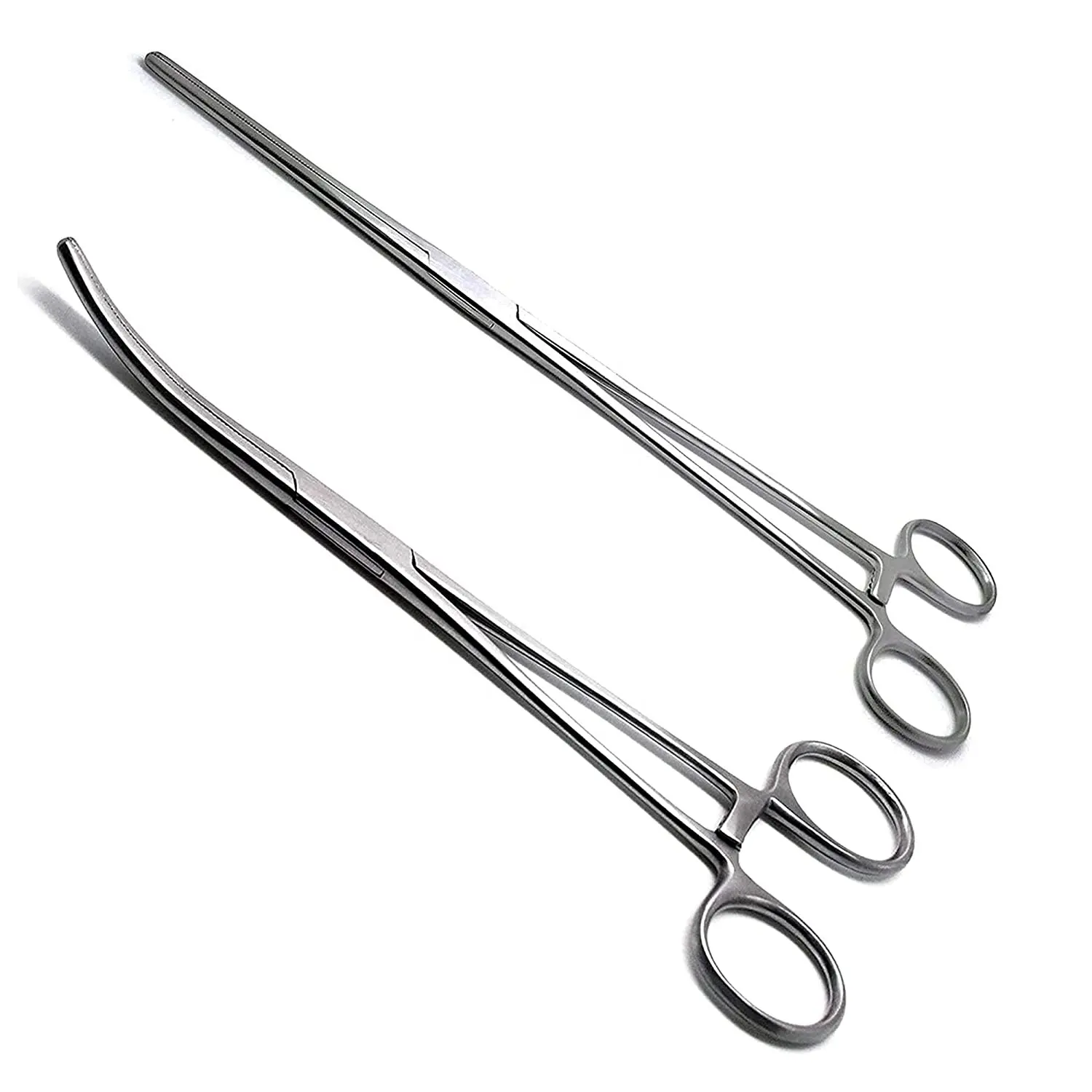 Rochester Pean Hemostat Forceps 12" Straight or Curved Clamps Three Locking Positions surgical instruments