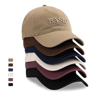 Casquette de baseball décontractée vintage avec logo personnalisé, effet délavé, brodée, pour hommes et femmes - Product Image 5